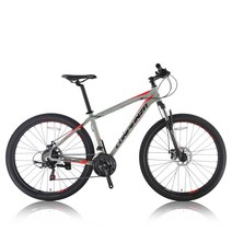 ANM 콘피안자 시마노 21단 알루미늄 MTB 자전거 CP30, 그레이, 431mm