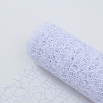 꽃포장 꽃다발 꽃 플라워 선물 포장지 할로우 메쉬 공예 종이 자카드 천 수제 스크랩북 웨딩 장식 집 용품, 흰색 1야드