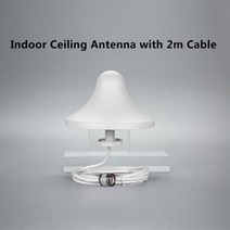 안테나 uhd tv 통신용 Amplitec 9dBi 실내 패널 안테나 + 옴니 천장 풀 밴드 698-2700mhz 4g 신호 증폭기, 02 5dBi N Male