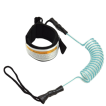 수상 스키 패들 보드 안전 로프 라이프 라인 다리끈, 하늘색