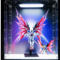 메탈빌드 데스티니 스트라이크 프리덤 빛의날개 건담 전용 장식장 케이스(LED조명), 00.기본케이스 단품 (배경지)