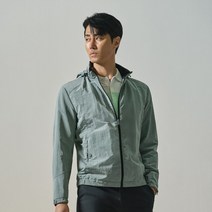 [제이디엑스] 봄 가을 은은한 광택감의 남성 립조직 후드 내장 점퍼