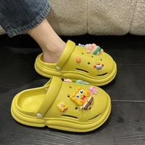 스폰지밥 뚱이 통굴 슈즈녀 2023년 신형 썸머 통굽슬리퍼