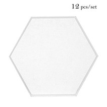 태양열전지판 태양광패널 태양광모듈 태양열판 12pcs 홈 침실 3d 방음 음향 패널 방음 흡음 패널 장식 흡음 패널, 1-백설공주, 8mm 중간 밀도, 큰 육각형