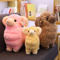 시뮬레이션 램피규어 인형 알파카 토이 봉제 키즈 고양이 선물 장난감 캐릭터 인형 돼지, 옵션02, 42cm