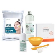 [경기점] 아크네/진정 모델링팩 세트 티트리모델링팩 1kg+AC앰플토너+팩도구3종+에이씨티클리어+일회용해면