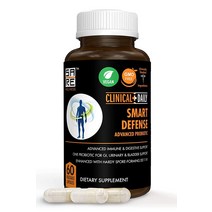 시니컬 Clinical 데일리 스마트 디펜스 메가 스포어 프로바이오틱스. 바실러스 서브틸리스 포자 기반 프로바이오틱스 락토바실러스 플란타럼 좋은 플로라 천연 슬림 미생물 지원. 6