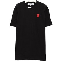[꼼데가르송] (P1T288 BLACK) 남성 반팔 티셔츠