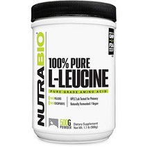 nutrabio 100 순수 l-류신 - (500g)