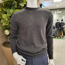[임페리얼] 봄 가을셔츠랑 레이어드 해서 코디하기 좋은 캐시미어 라이크 소재의 베이직한 라운드 니트티셔츠 IMA2402 인천논현, 105, 그레이