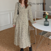 플래퍼 FLAPPER 레오파드슬릿원피스_FB3SOP003C
