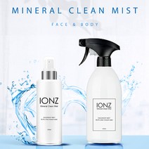 이온즈 미네랄 클린 수분 천연 미스트 피부재생 피부소독, 100ml