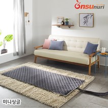 온수누리 초슬림 고주파 3세대 온수매트 무동력 BLDC 세탁 가능 EMF 전파파없는 안심 전기매트 온열 국내용 해외용 싱글 퀸 분리난방, 해외용 다용도 미니 2400MA