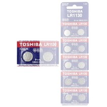 도시바 파나소닉 LR-1130 1알 코인형 수은 전지 알카라인 버튼셀 LR1130 41 43 44, 도시바 LR1130 1알