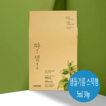 지리산처럼 식물성 오메가3 국산 생들기름 스틱형 5ml x 30p 들기름 선물세트, 1개