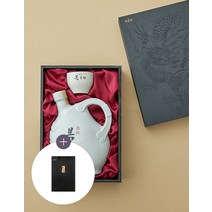 [선물세트][전통주] 명작복분자 도자기선물세트 700ml + 전용잔 1개 1세트, [선물세트][전통주] 명작복분자 도자기선물세트 (15도