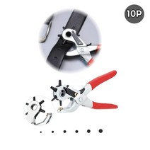 가죽공예 펀칭 벨트펀치 시계 가방 끈 펀칭기 대량 10P 공방 학원, ◐본제품★º