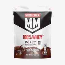 미국 뉴 머슬밀크 100% 웨이 66서빙 2.26kg 단백질 파우더 프로틴 초코렛 맛, 1개