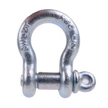 단조 샤클 3/16 1/4 3/8 1/2 5/8 3/4 7/8 볼트 타입 크레인 리프팅 SHACKLE 와이어 로프 체결 연결 고정 체인 단조샤클 턴버클 클립 크립 FBC 운반 비너, 단조 샤클 7/8인치