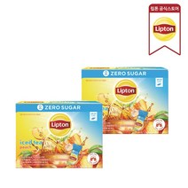 유니레버 립톤 제로슈가 아이스티 믹스 복숭아 5g x 60스틱 2개