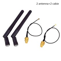 2.4GHz 3DBI WIFI 2.4G 안테나 공중 RP-SMA 남성 무선 라우터 PCI U.FL IPX RP SMA 남성 피그 테일 케이블, 금
