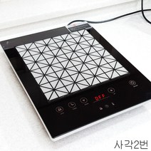 제이리빙 인덕션보호매트 상판 미끄러짐 방지, 사각2번