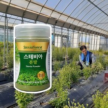 국산 비정제 스테비아 설탕대체 감미료 분말 100g