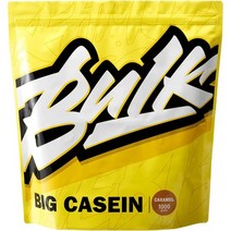 서플리먼트 バルクスポーツ 벌크 스포츠 단백질 빅 카제인 지속적인 단백질 소스 카제인 미셀 100 캐러멜, 캐러멜 맛, 1KG, One Color, 1개