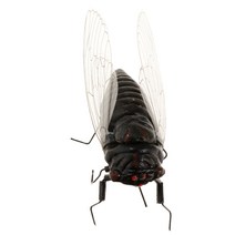 ZLD 1Pc 시뮬레이션 곤충 및 버그 장난감 클레이 동물 장난감 컬렉션 매미