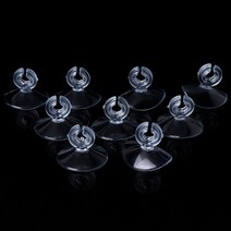 수족관 공기 튜브 호스를위한 클립 1.2in DIA를 가진 10pcs 교체 흡입 컵