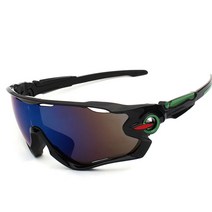 UV400 야외 안경 초경량 사이클링 러닝 안경 바람 방지 MTB 도로 자전거 선글라스 사이클리스트 자전거 고글, 블랙+블루