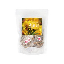 비엠에스 국산 국화차 삼각티백 국화꽃 감국차 한방꽃차 환절기 건강차 목건강, 1봉, 100g