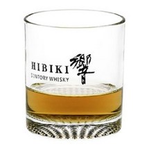 일본수출 HIBIKI SUNTORY 위스키 크리스탈 글라스, HIBIKI 올드패션 글라스