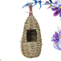 조류 하우스 버드 짚으로 새집 목가적인 정원 실내 야외 장식 잔디 짠 새 둥지 43, 보여진 바와 같이, m