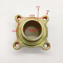 23T 17T 리어 휠 허브 또는 스프로킷 중국 50cc 110cc 125cc 타이어 이동 카트 버기 ATV UTV 쿼드 바이크 부품, 28T