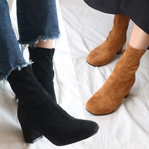 삭스부츠 밴딩 앵클부츠 앵글 첼시 워커힐 6cm CH820N