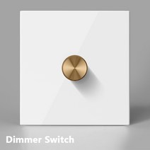 Avoir 토글 스위치 흰색 스테인레스 스틸 패널 빈티지 벽 조명 220V 1 2 3 4 Gang Way 10A EU FR 소켓 및, 15 Dimmer