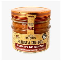 Le Comptoir de Mathilde 르 꽁뚜와 드 마틸드 피드먼트 헤이즐넛 프랄린 스프레드 잼 hazelnut 250g, 1세트