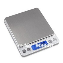 디지털 저울 3000g 0.1g 포켓 3kg 0.1 전자 주방 보석 식품 다이어트 벤치 무게 균형 트레이 2 개 4