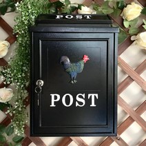 우편물수취함 인테리어 우체통 다세대 우편함 수납장, 수탉