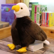 흰머리 독수리 봉제인형 선물 새인형 시뮬레이션 독수리인형 버드 대머리 동물, 대머리 독수리