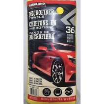 커클랜드 세차타월 다용도 극세사타올 40x40cm, 10개