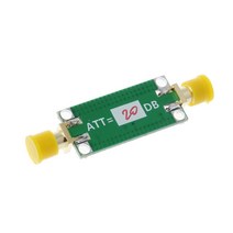 6dB/10dB/20dB/30dB/40dB 고정 게인 감쇠기 0-3GHz RF 햄 라디오를위한 감쇠기, 녹색, 20dB.