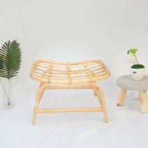 북유럽 아기 라탄 의자 유아 우드 나무 암체어 아이방 꾸미기 원목 체어 성인 캠핑 사진 촬영, C