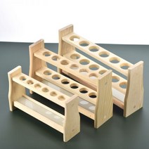 1pcs 실험실 나무 테스트 튜브 10ml 25ml 50ml 100ml 랙 비색 6 및 12 구멍, 10ml 6holes