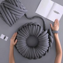 나블리박스 핑거니팅 DIY 자이언트 패브릭얀, 09 차콜