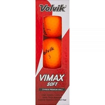 Volvik 비맥스 소프트 오렌지 골프공 12개 104393, Dozen, Yellow