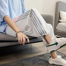 남자 캐주얼 츄리닝 4줄무늬 조커팬츠 Q1072845 트레이닝팬츠 쿨링