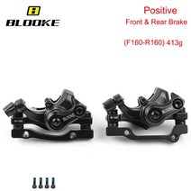 윙 브레이크 BLOOKE 스쿠터 디스크 Kugoo M4 M5 G2 PRO 140mm 160mm NUTT Langfeite L8 용 우측 기계식 캘리퍼스 전기 전자, 03 Black 1 Set A, 1개