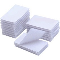 BRAVESHINE Adhesive Sticky Strips - Double Sided and Removable - 18PCS Heavy Duty Wall Mounting Squa, 1.2x2 Inch (White), White